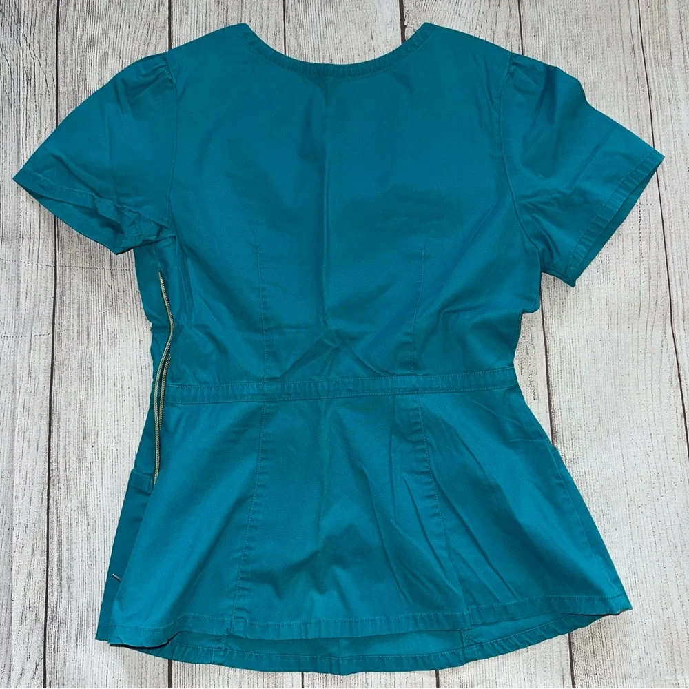 Jaanuu Turquoise Scrub Set - Picture 7 of 16